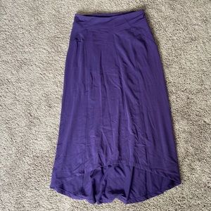 Purple athleta maxi skirt, size medium